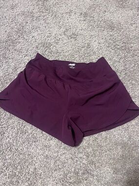 Women's Maroon Running Shorts